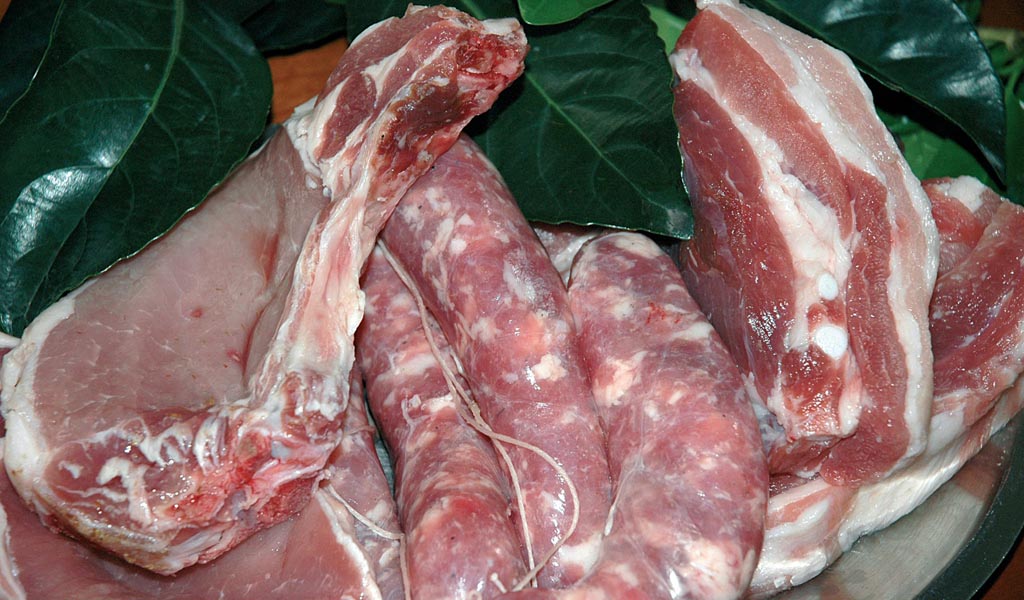 Carne di suino di razza casertana